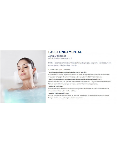 VALDYS SPA - Pass Journée Thalasso